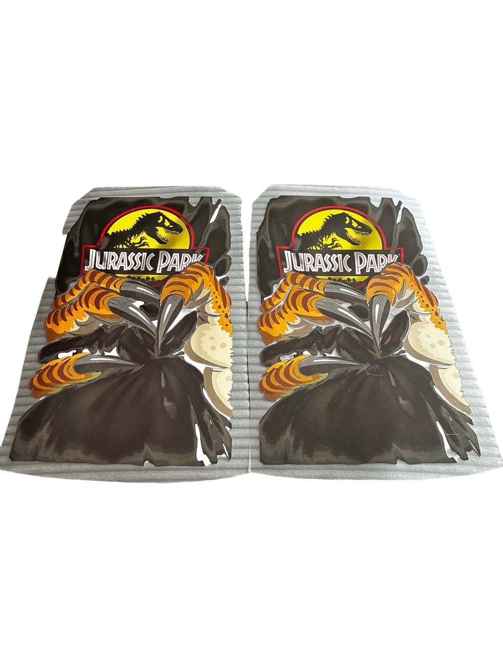 Jurassic Park Claw Heat Transfer Set of 2 Iron-On Vinyl T-Shirt Dinosaur 15x9